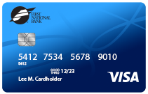 First National Bank Credit Card