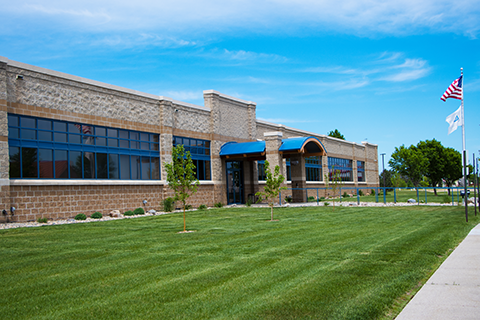 Capital Services outside of building at Brookings location